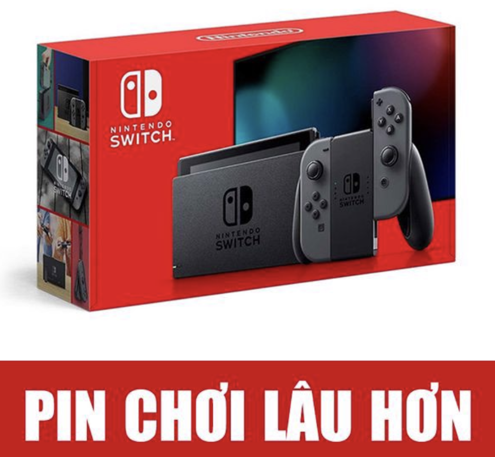 [HCM][Trả góp 0%]Máy game Nintendo switch V2 new model console hàng chính hãng mới 100%