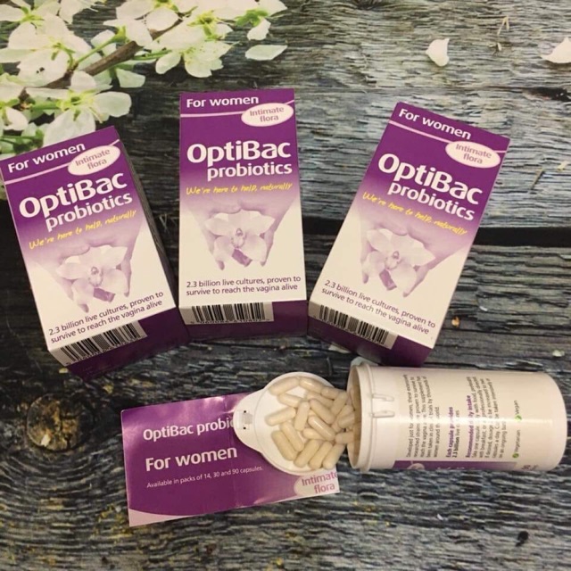 Men Vi Sinh Optibac Tím (Optibac For Women) Hàng  Uk