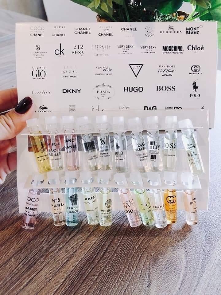[HCM]combo 2 sét nước hoa test 20 ống-ống 2ml