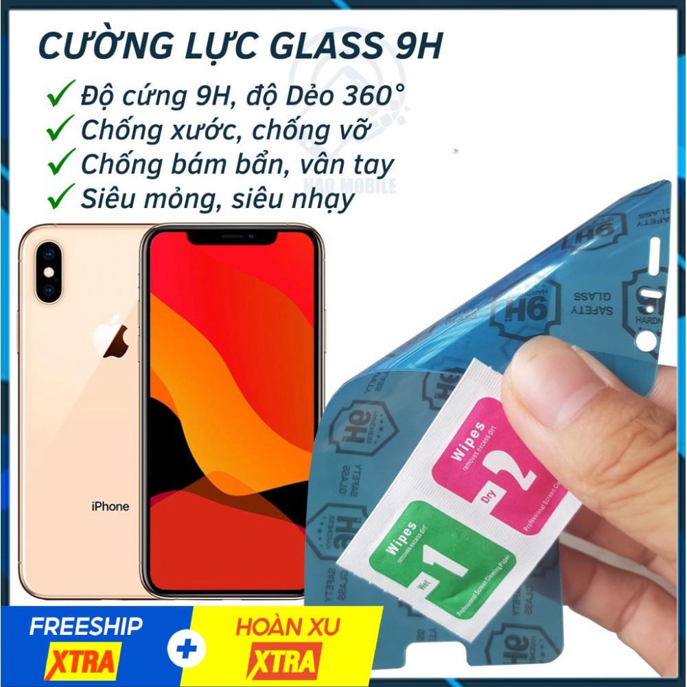 Dán cường lực dẻo nano iPhone XS