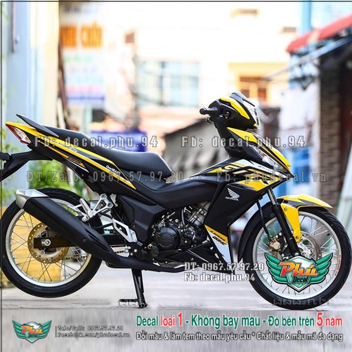 Tem rời Winner GTR đen vàng Hàng loại 1.