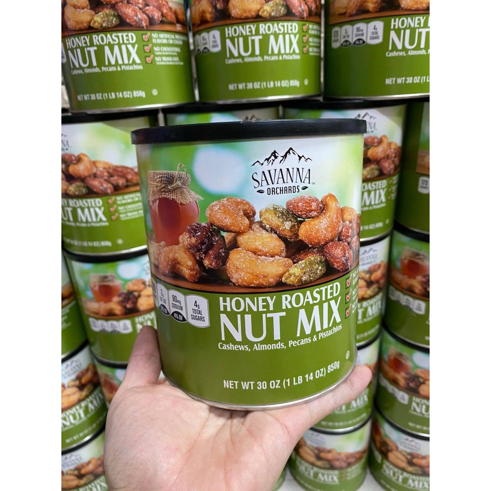 Savanna Orchards Honey Roasted Nut Mix, 850 g –