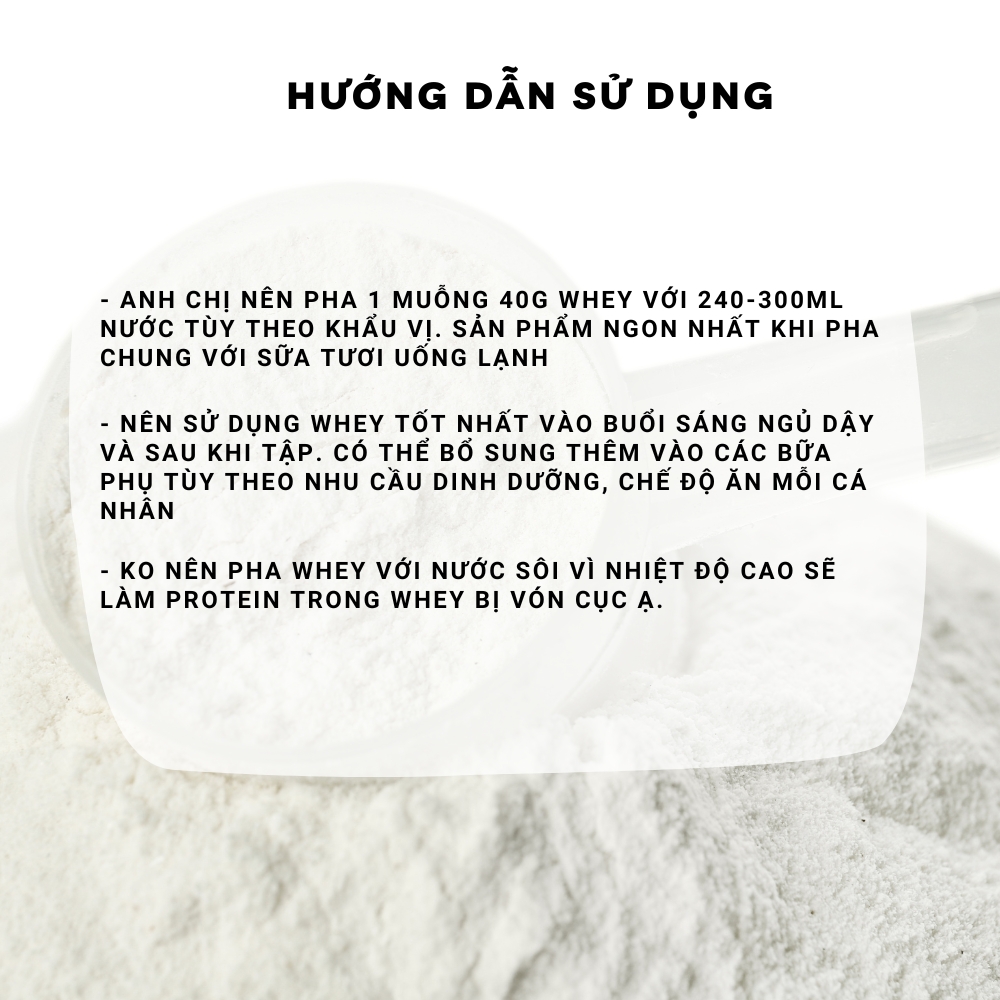 WHEY PROTEIN ISOLATE PROTEINVN - VỊ TRÀ SỮA TĂNG CƠ GIẢM MỠ Whey Concentrate
