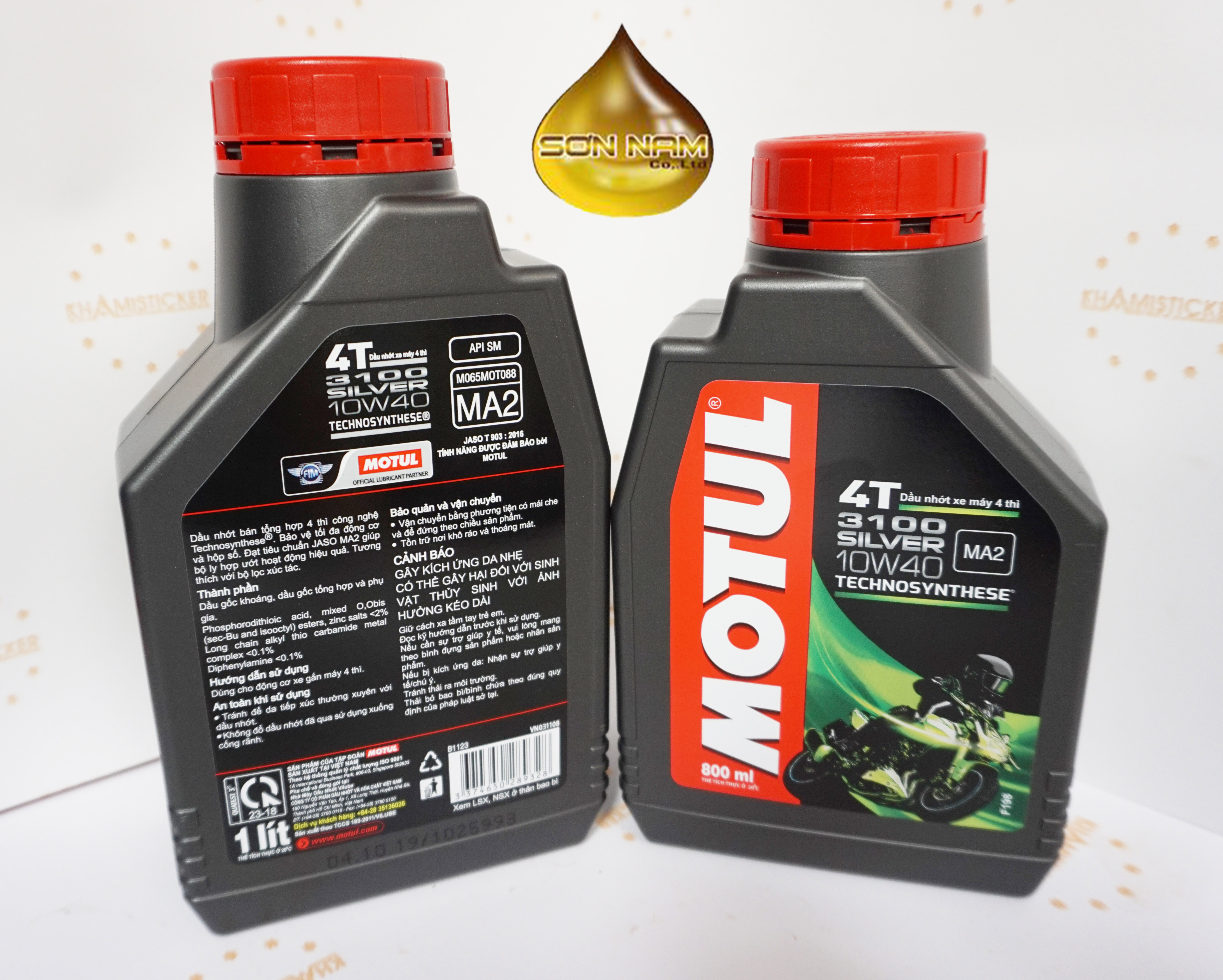 Dầu Nhớt Xe Số MOTUL 3100 SILVER 10W40 1lit