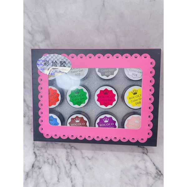 gel vẽ trắng đen siêu đặc ROCOCO