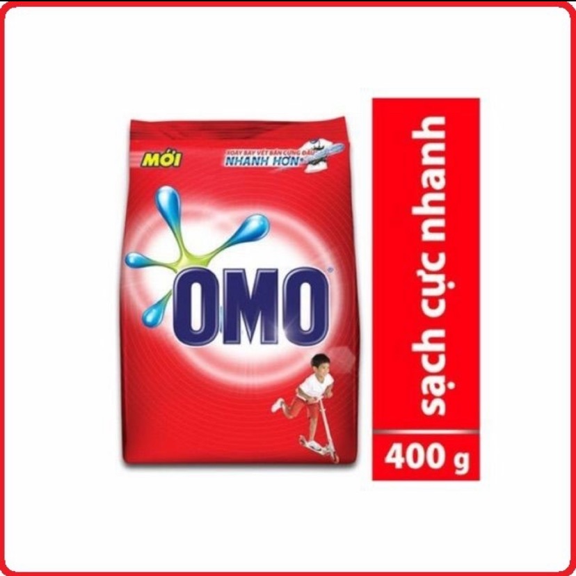 [HCM]Bột Giặt OMO Đỏ (400g)