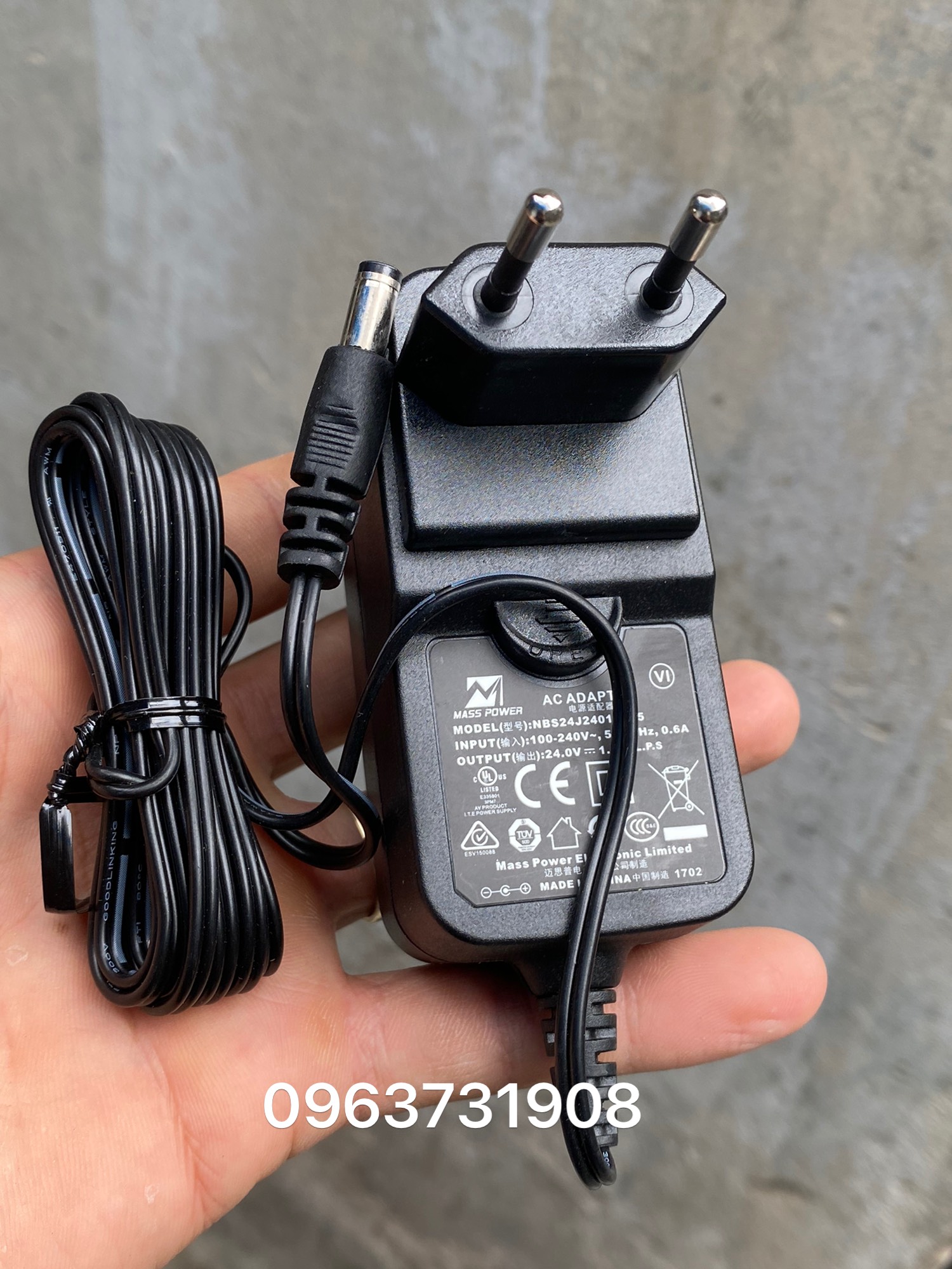 Bộ nguồn 24V-1A hàng cao cấp