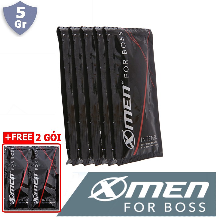 10 Gói Dầu Gội Xmen For Boss Intense 5G