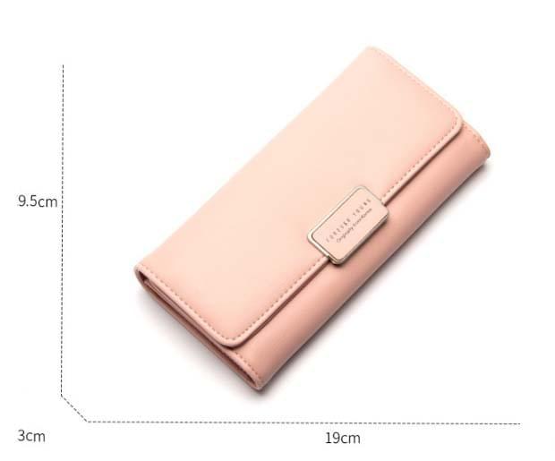 Ví nữ cầm tay cao cấp FY107 (Xanh da trời)