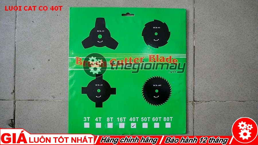 [HCM]LƯỠI CẮT CỎ ĐẶC 40T DÀNH CHO MÁY CẮT CỎ