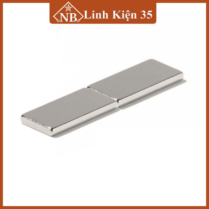 Bộ 2 viên nam châm đất hiếm 20x10x2mm (từ tính hút cực mạnh)