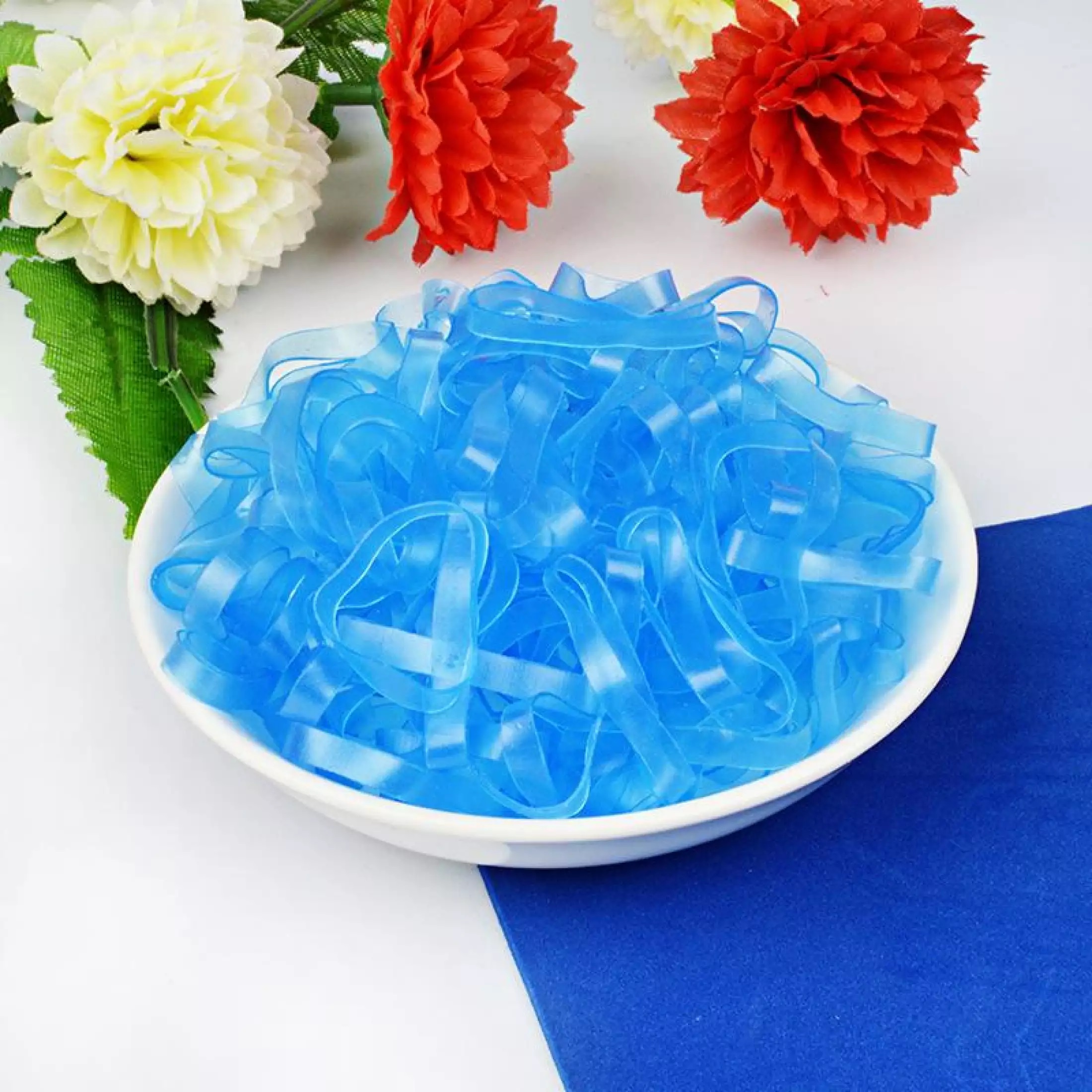 Thun cột tóc Thái cho bé nhiều màu