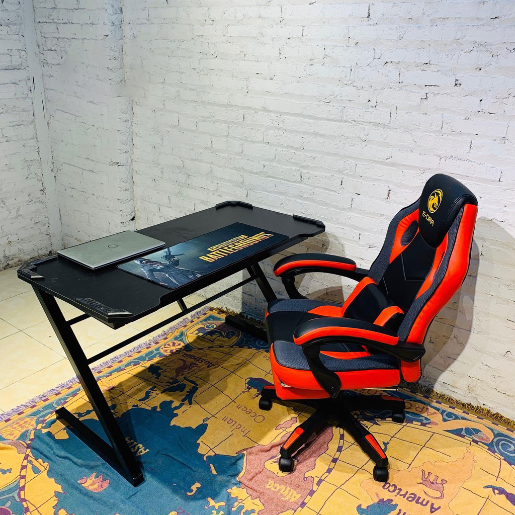 Bàn gaming khuyết giữa chân K gỗ MFC An Cường/MDF Mộc Hoàng gia phủ Melamine, bàn chân chữ Z khung sắt sơn tĩnh điện chống gỉ, bàn game thủ, bàn học sinh, bàn làm việc giá rẻ