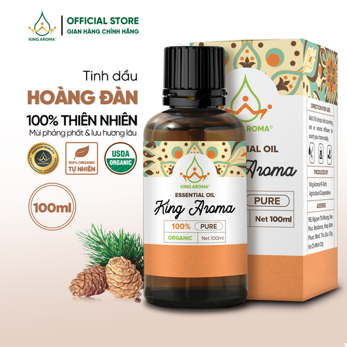Tinh dầu thiên nhiên hoàng đàn king aroma mẫu thử 30ml/ 100ml