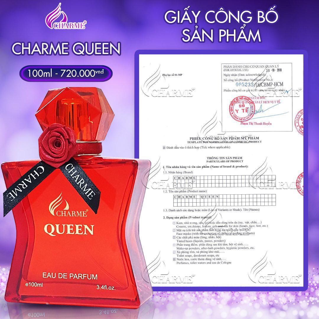 Nước hoa charme queen