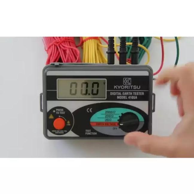 Đồng hồ đo điện trở đất số điện tử KYORITSU 4105A