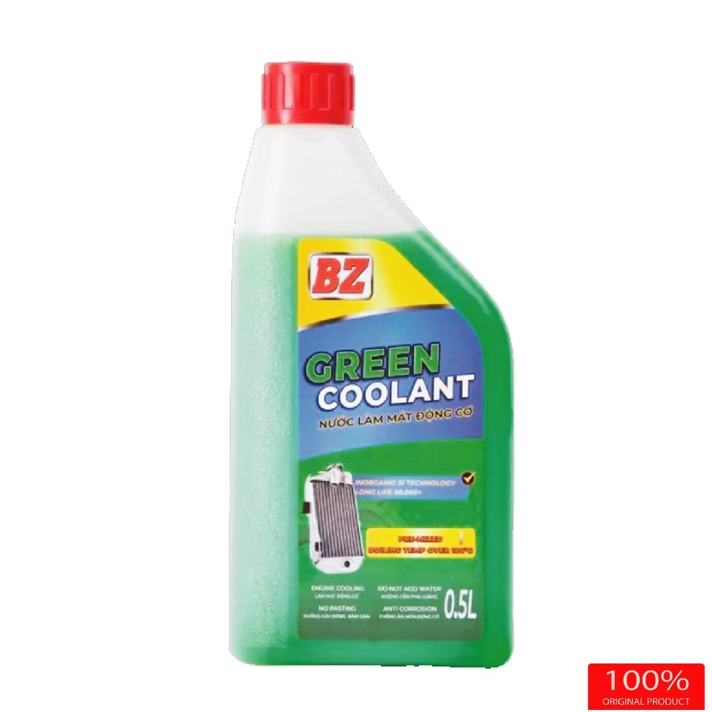 Nước mát bz xanh green coolant 500ml