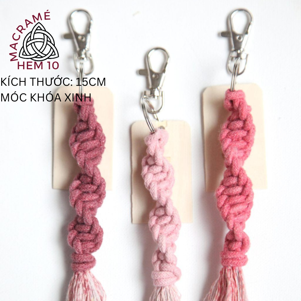 Nice And Lovely Handmade Macrame Key Chains