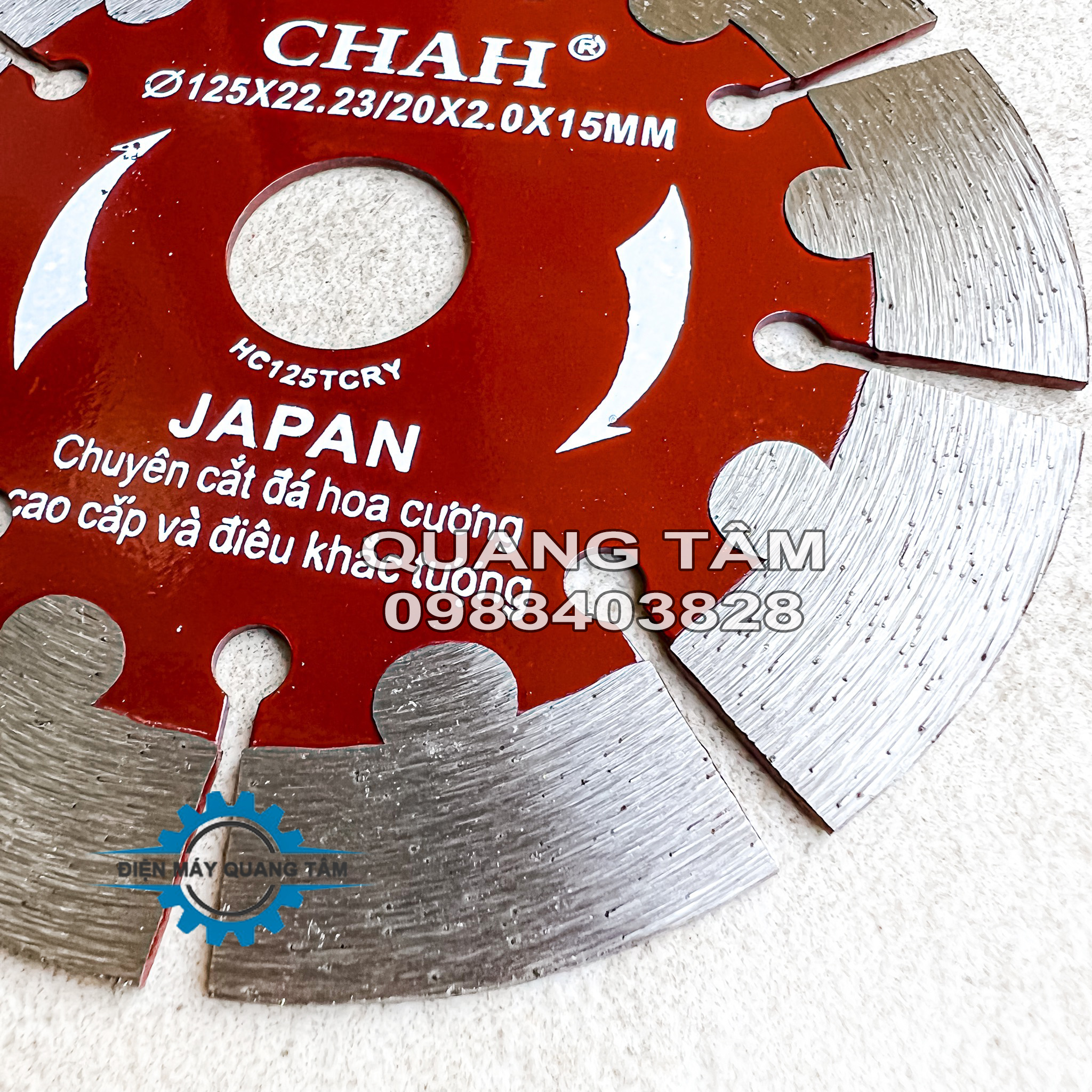 Lưỡi Cắt Gạch - Bê Tông - Đá 125mm CHAH