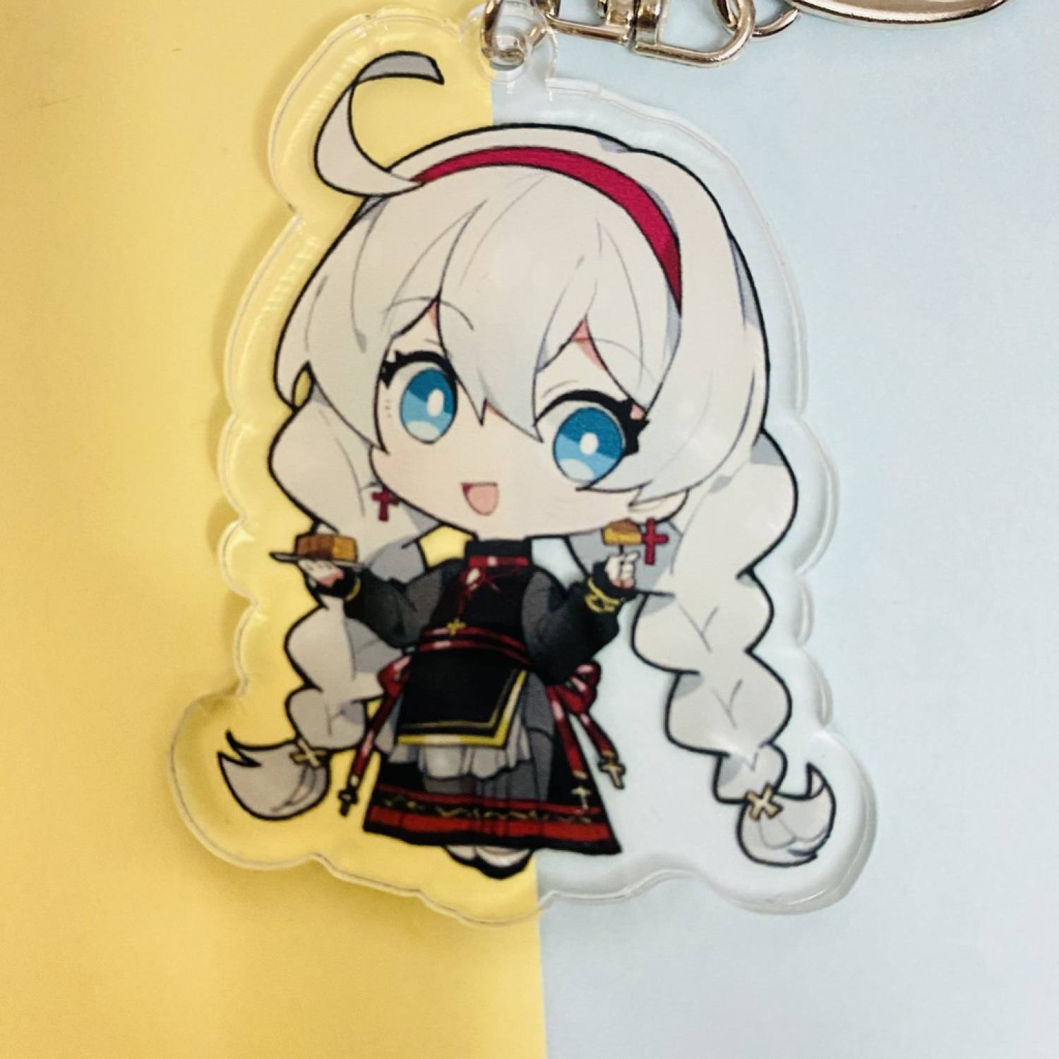 ( Mica trong acrylic ) Móc khóa anime HONKAI IMPACT ver HÁN PHỤC chibi anime
