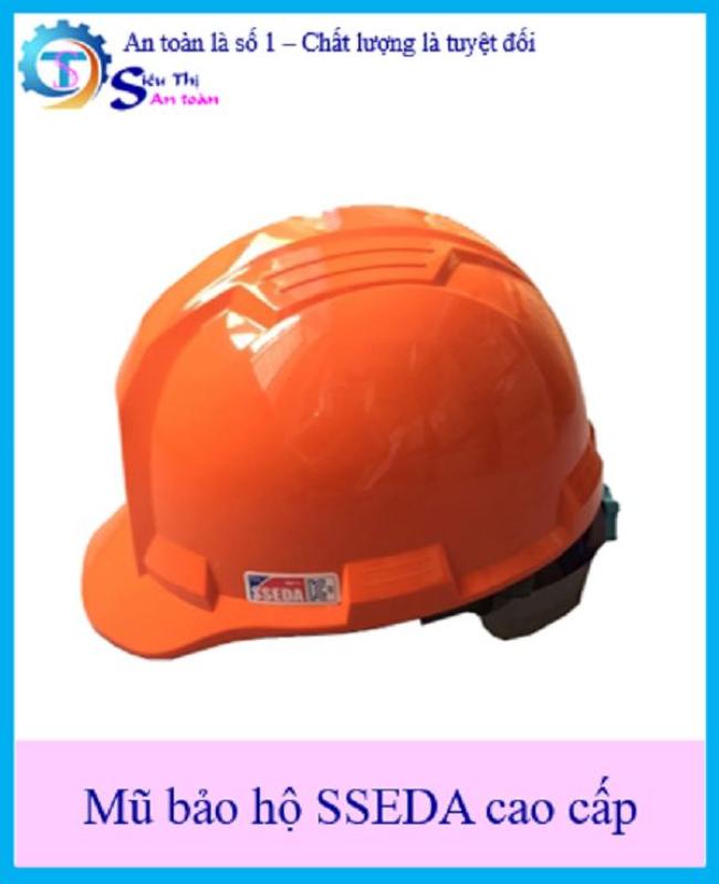 Mũ bảo hộ SSEDA IV cao cấp chất lượng an toàn nón cứng  bảo vệ đầu- Tặng nút tai chống ồn 3M
