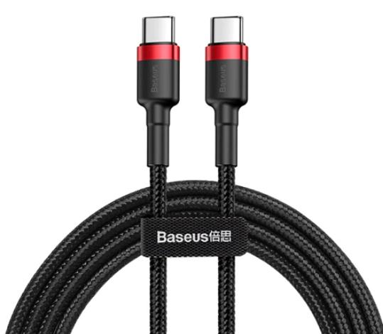 Baseus USB Type C to USB C Cable for Samsung Galaxy S9 Plus Note 9 Support PD 60W QC3.0 3A Quick Charge Cable for Type-C Devices- Phân phối bởi Vietstore