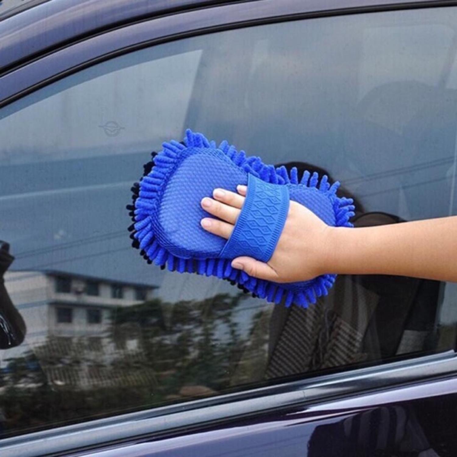Khăn lau san hô microfiber rửa xe siêu thấm hút (giao màu ngẫu nhiên)