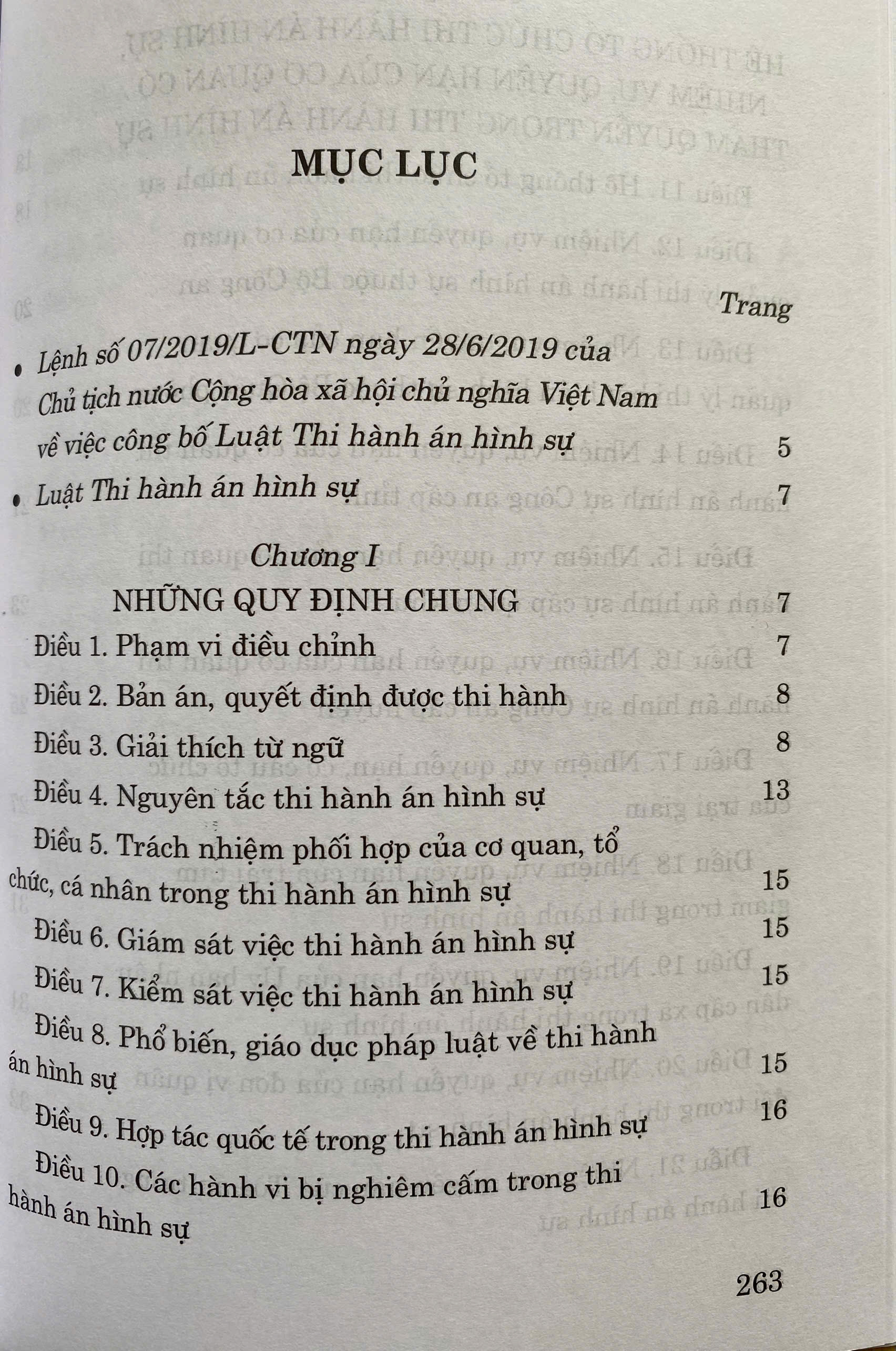 Luật Thi Hành Án Hình Sự