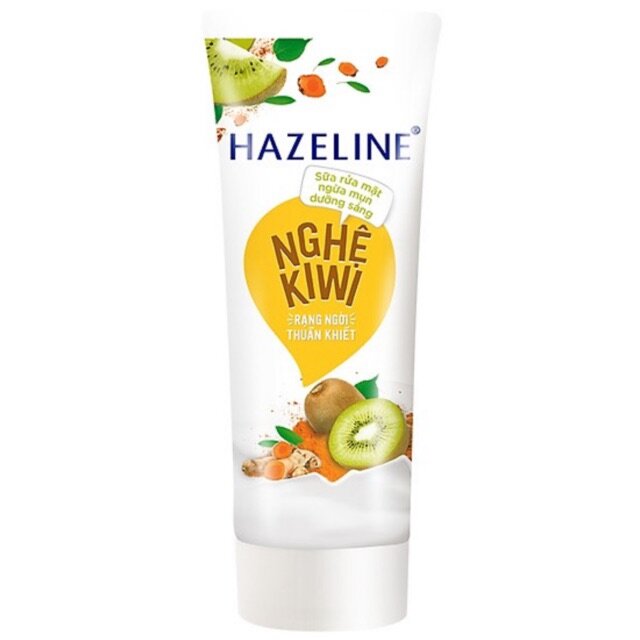 Cao Hieu Tri - Sữa rửa mặt Hazeline cam, dâu, kiwi, matcha sạch mụn 100g