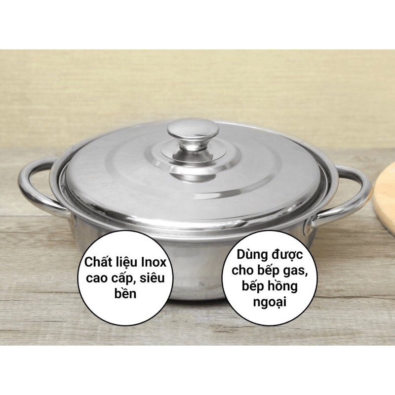 NỒI BẦU INOX 430 ĐÁY TỪ TITHAFAC