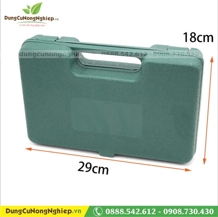 Hộp dụng cụ làm vườn lớn 5 món xanh