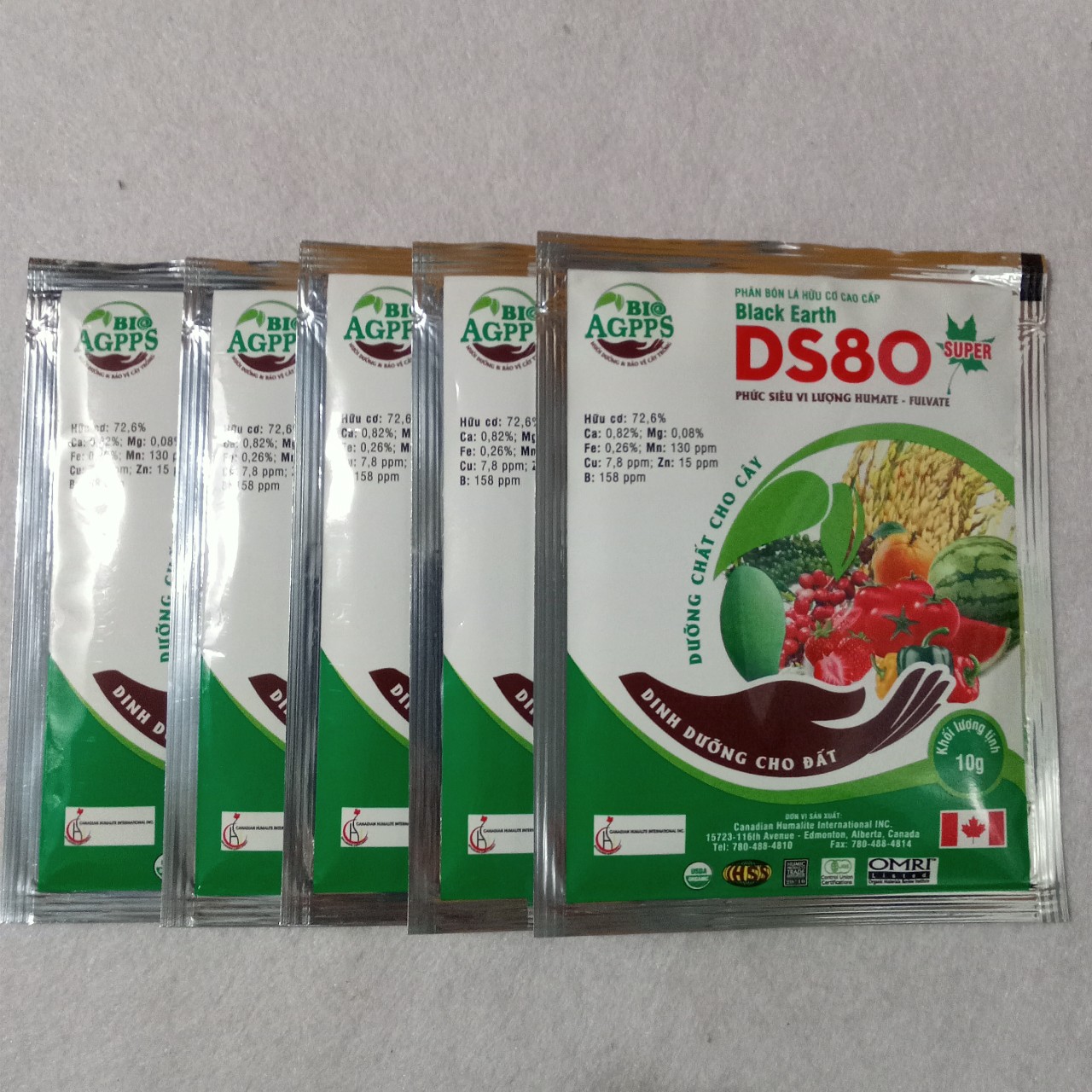 Black Earth DS80 - PHÂN BÓN LÁ HỮU CƠ CAO CẤP DS80