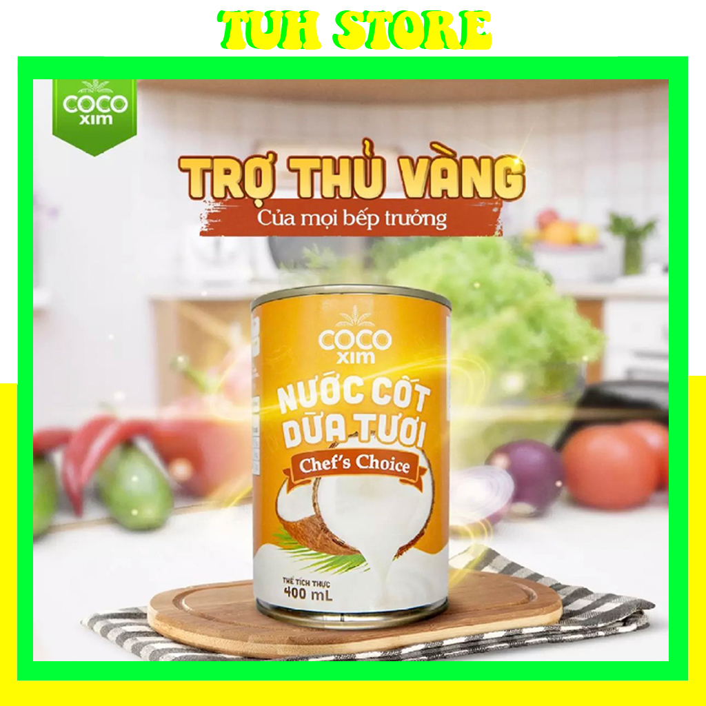 Nước Cốt Dừa Tươi Mom Cooks Cocoxim 400ml,MomCooks-TUH