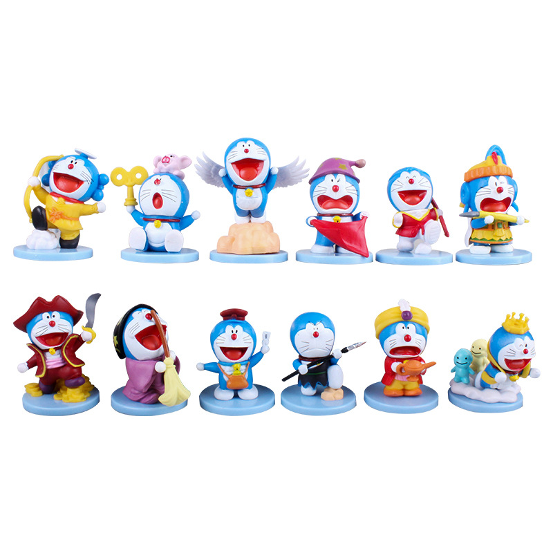 Set 12 mô hình Doraemon siêu dể thương-Mẫu 5