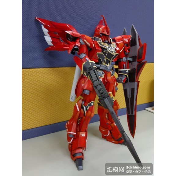 Mô hình giấy Gundam MSN-06S Sinanju