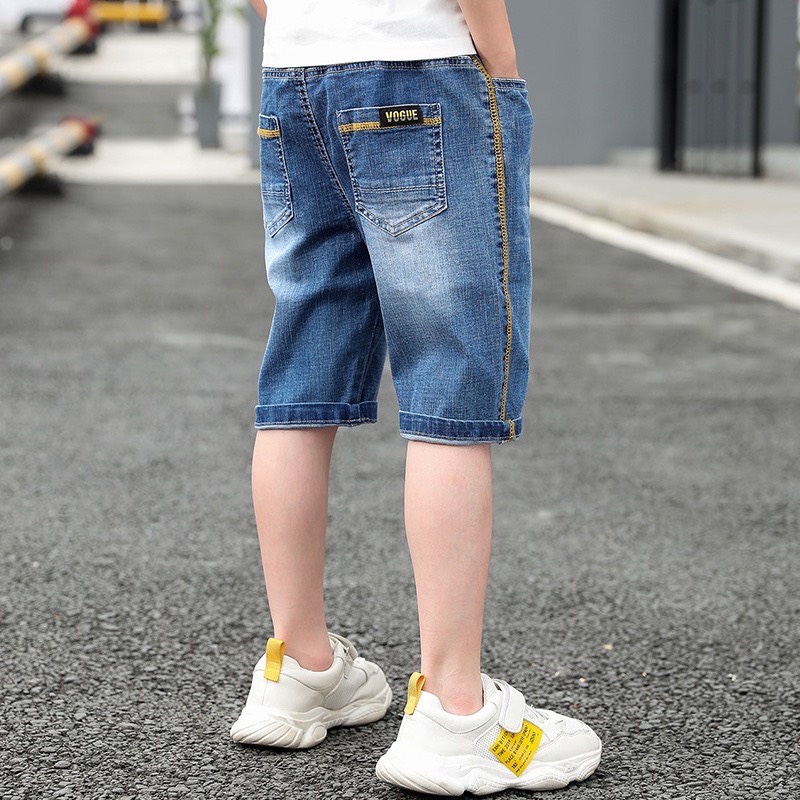 Quần bò lửng cho bé trai size đại từ 15-42kg