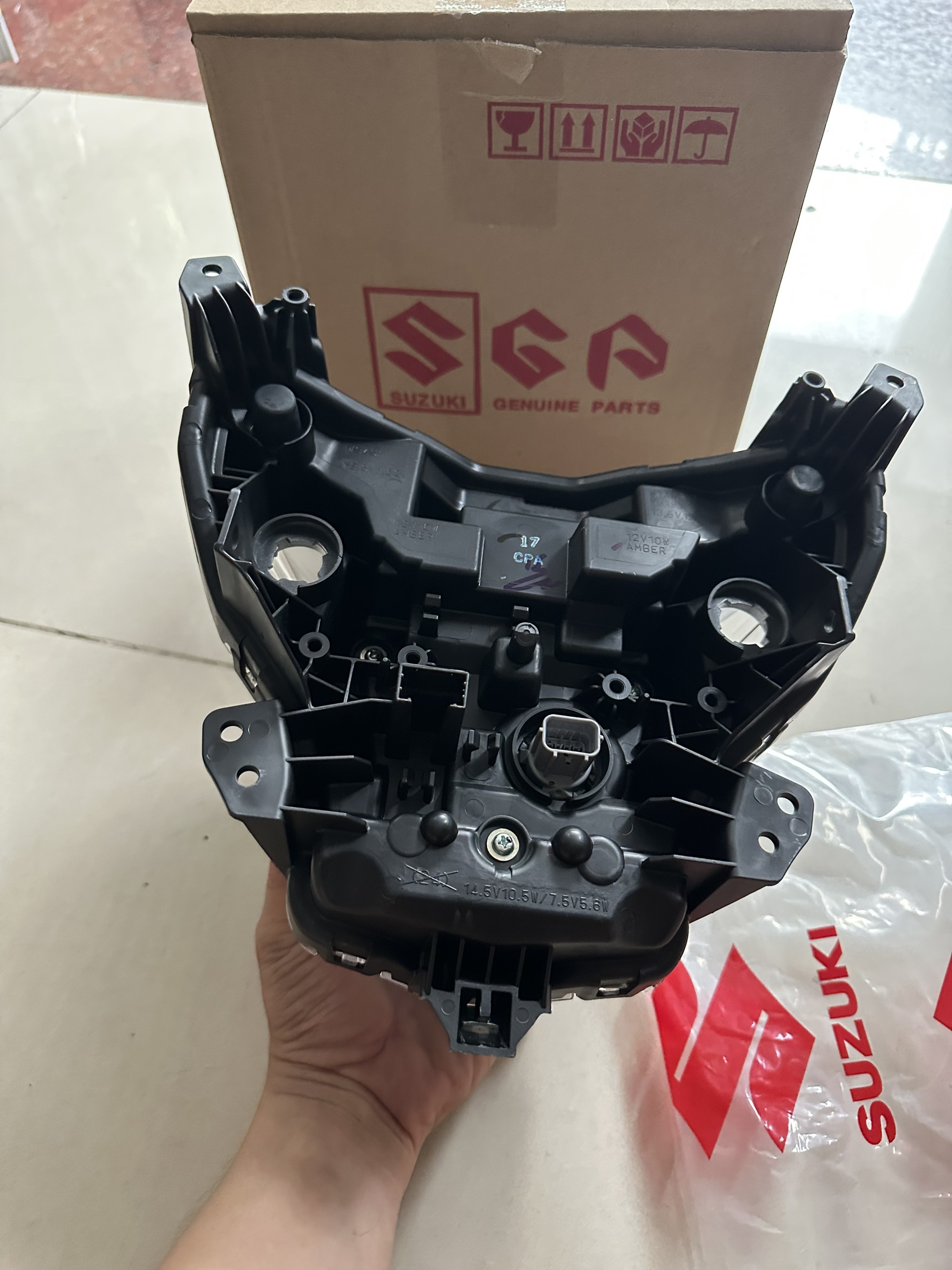 Pha đèn satria Chóa đèn satria fi