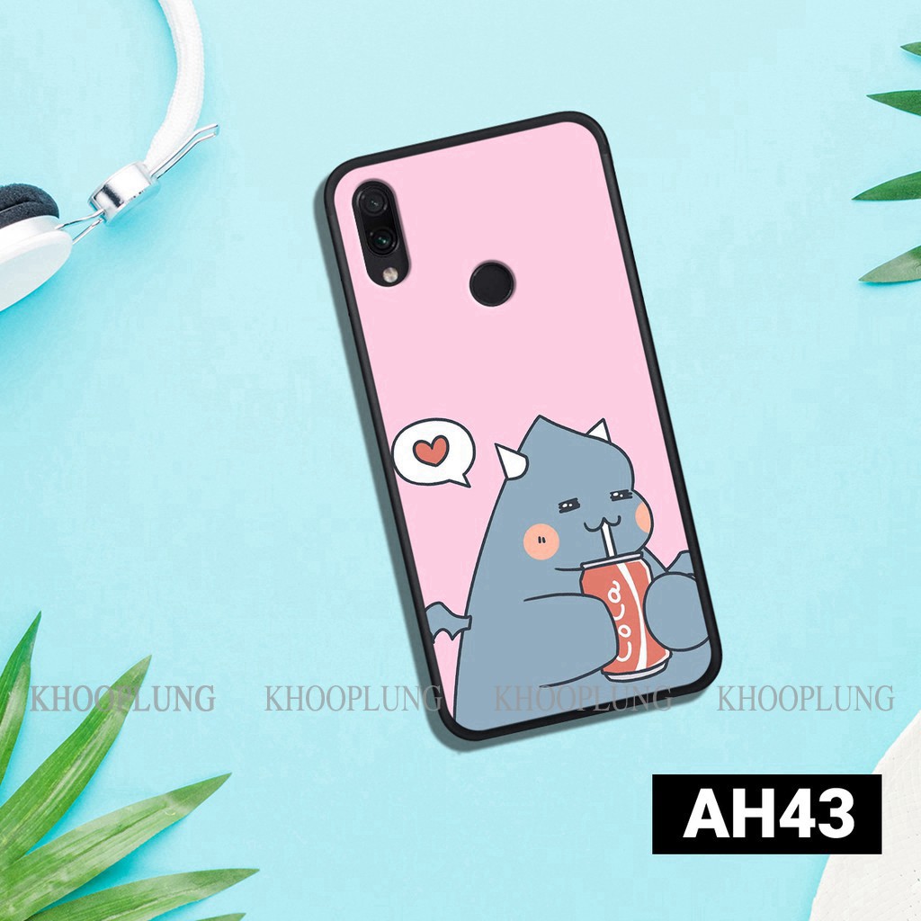 Ốp lưng Xiaomi Redmi 7 - Redmi Note 7 in hình khủng long dễ thương