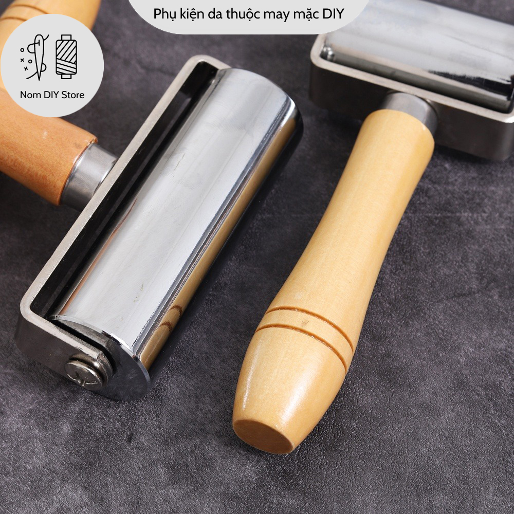 Cây Lăn Keo Rulo Ép Bề Mặt Da Khi Dán Keo Dụng Cụ Làm Đồ Da Túi Xách Bóp Ví Thủ Công Handmade DIY