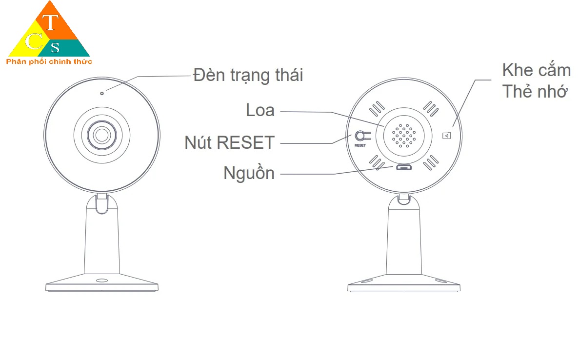 Camera giám sát mini QCT gen2 1080p quốc tế