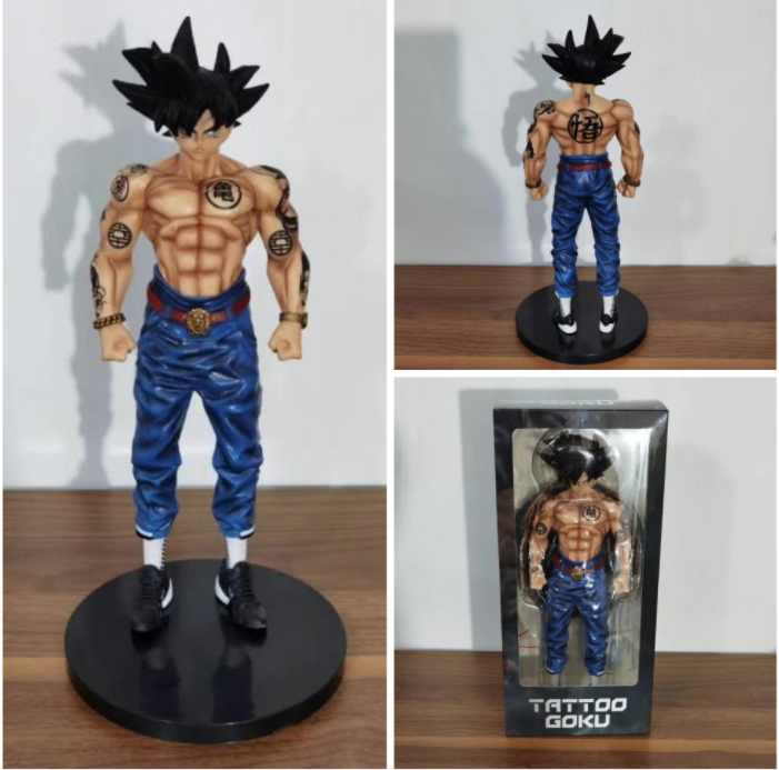 [HCM]Mô hình Figure Dragon ball Saiyan songoku Tattoo 28cm