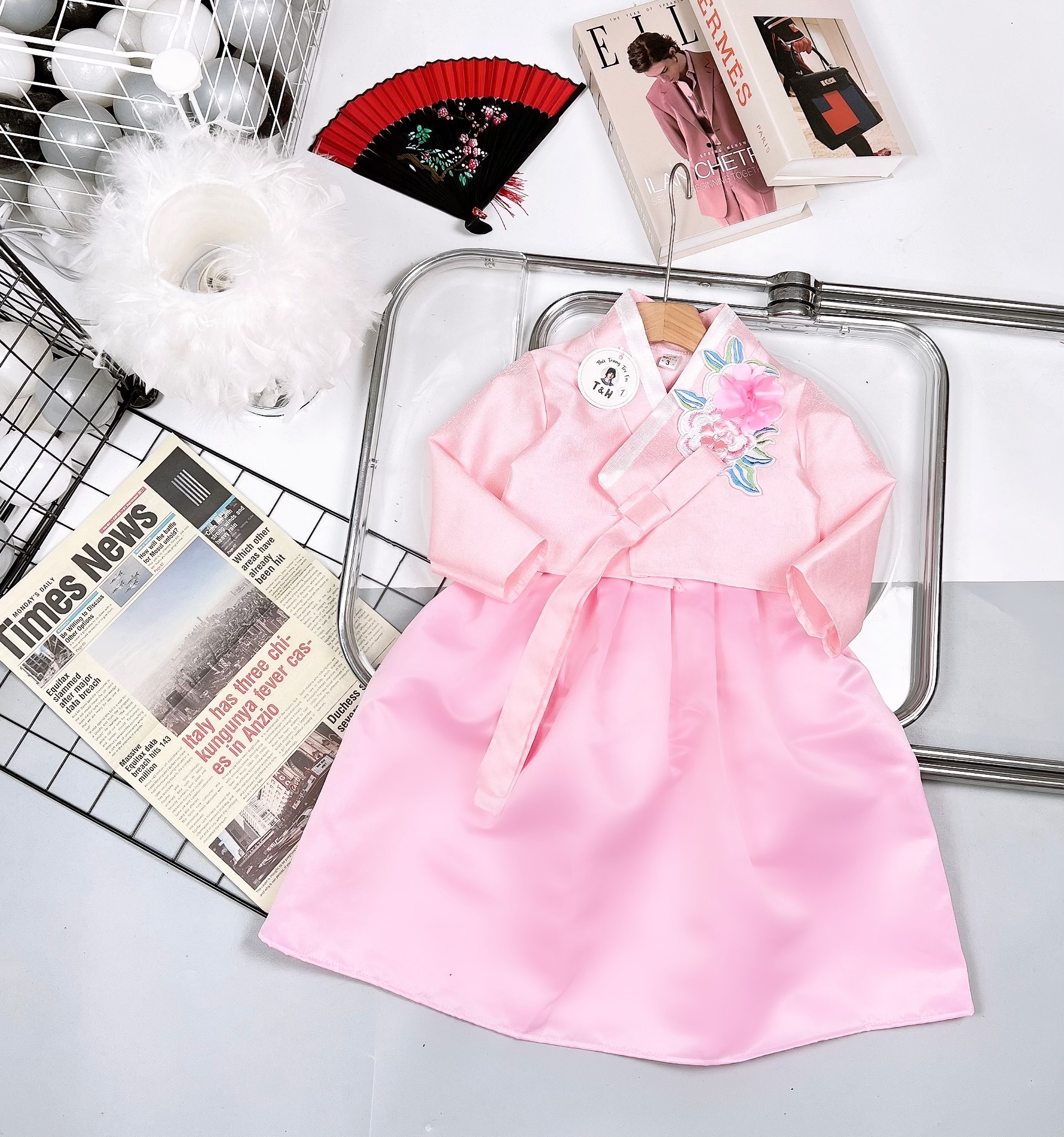 Đầm Hanbok cho bé gái 1 - 4 tuổi