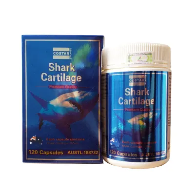 Sụn vi cá mập Costar blue shark cartilage 750mg Úc hỗ trợ Xương Khớp (120 viên - 365 viên)