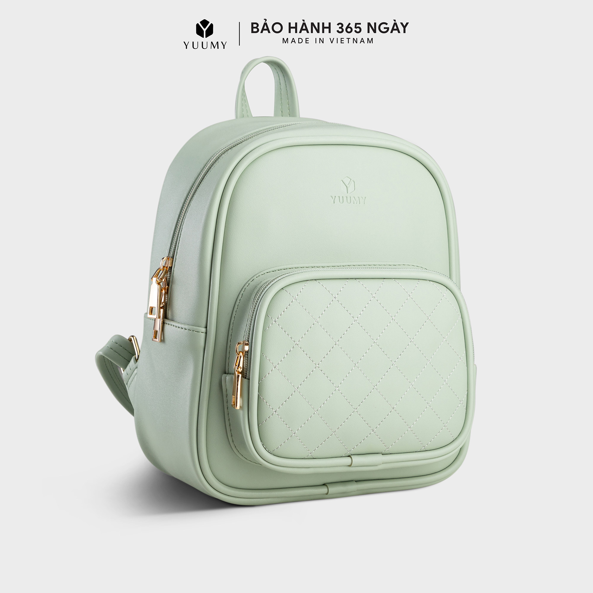 Balo nữ thời trang YUUMY Seasand YBA35 cách điệu họa tiết hình thoi trẻ trung, cá tính