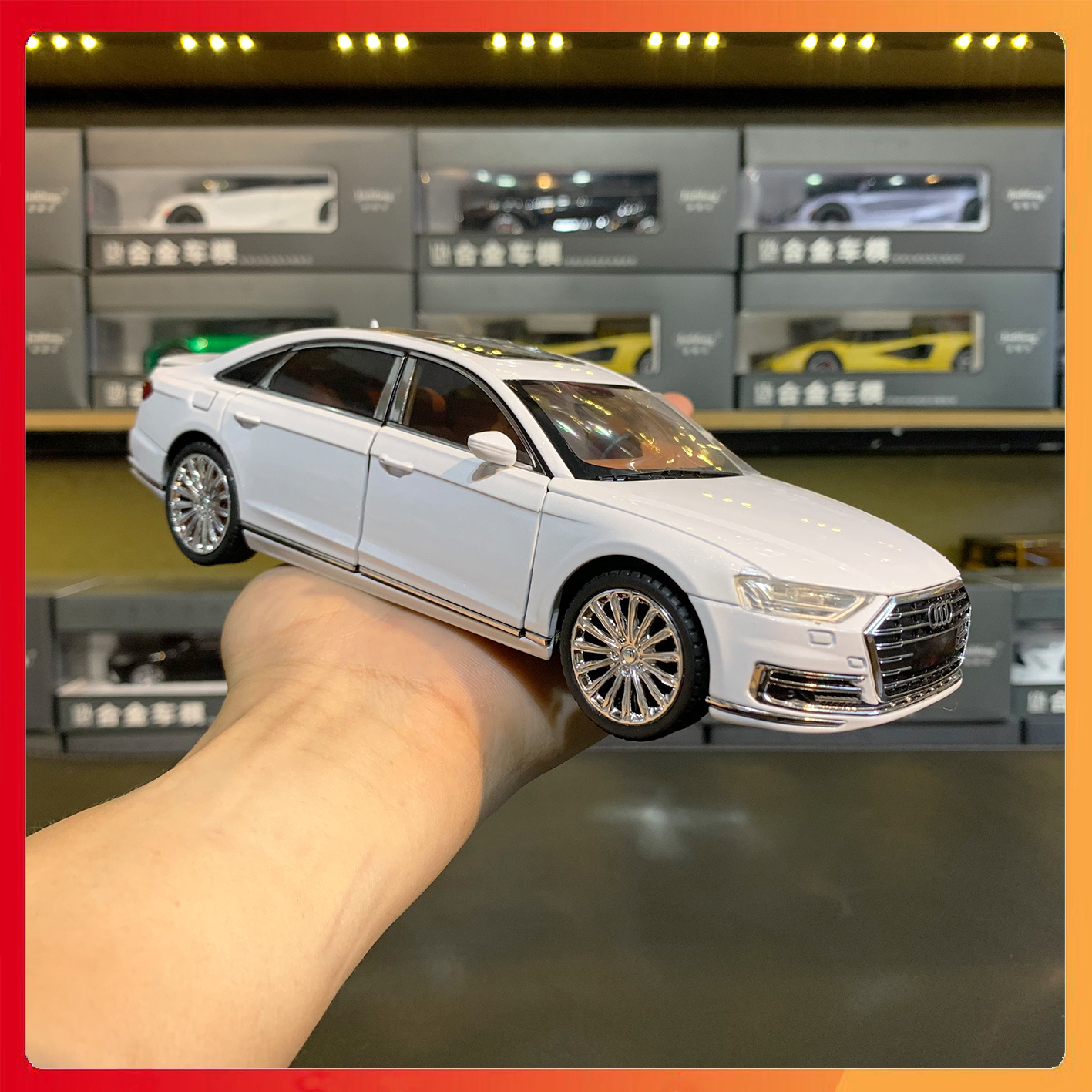 Mô hình xe Audi A8 tỉ lệ 1:24 Chezhi