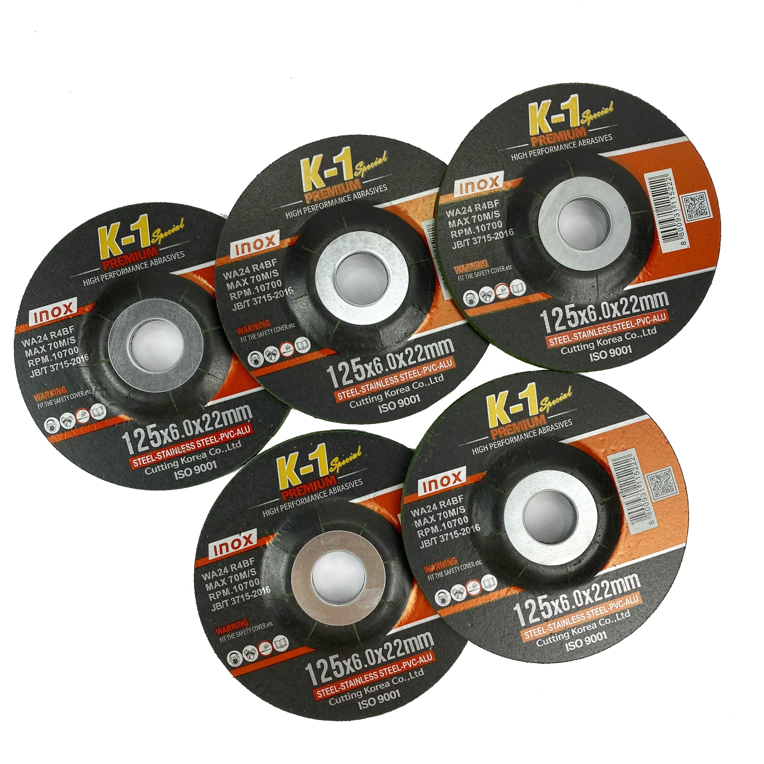 ĐÁ MÀI INOX 125mm (125 x 6.0 x 22mm) thương hiệu K1