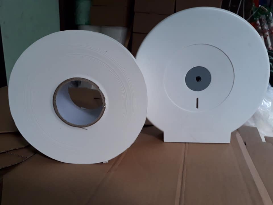 Giấy vệ sinh cuộn lớn 600g