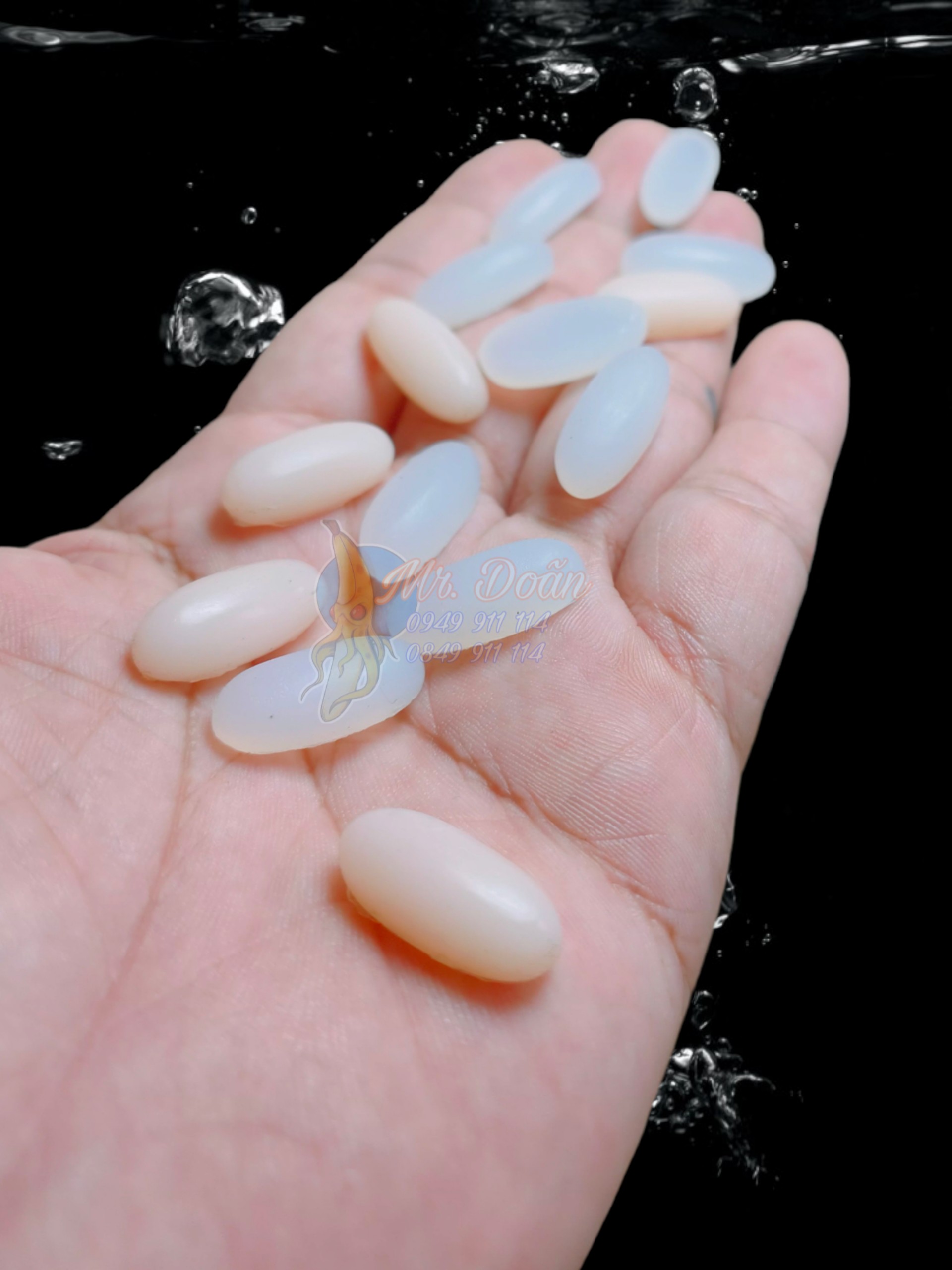 [Giá hủy diệt] [Ảnh thật] Bi Silicone Oval Dài