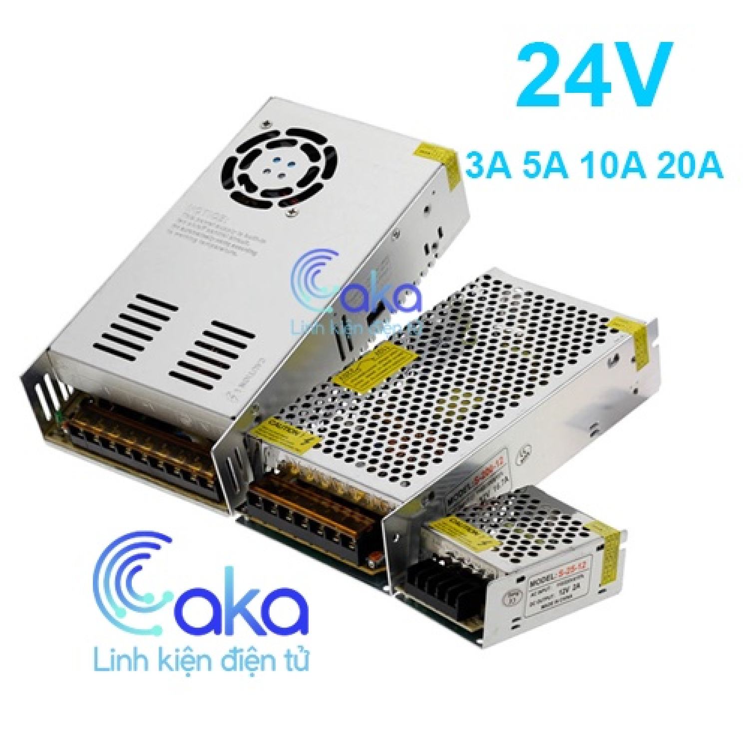 Nguồn tổ ong 24V 3A 5A 10A 20A chuyên dụng