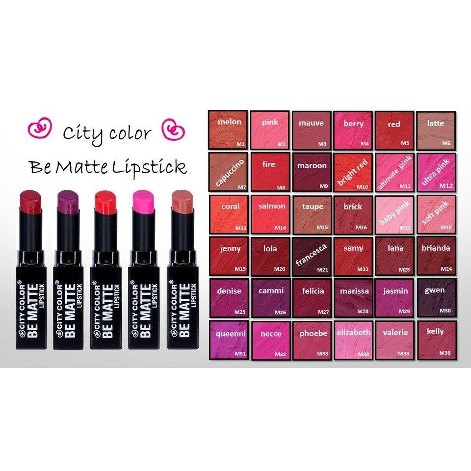 Son city color be matte lipstick, cam kết sản phẩm đúng mô tả, chất lượng đảm bảo an toàn đến sức khỏe người sử dụng